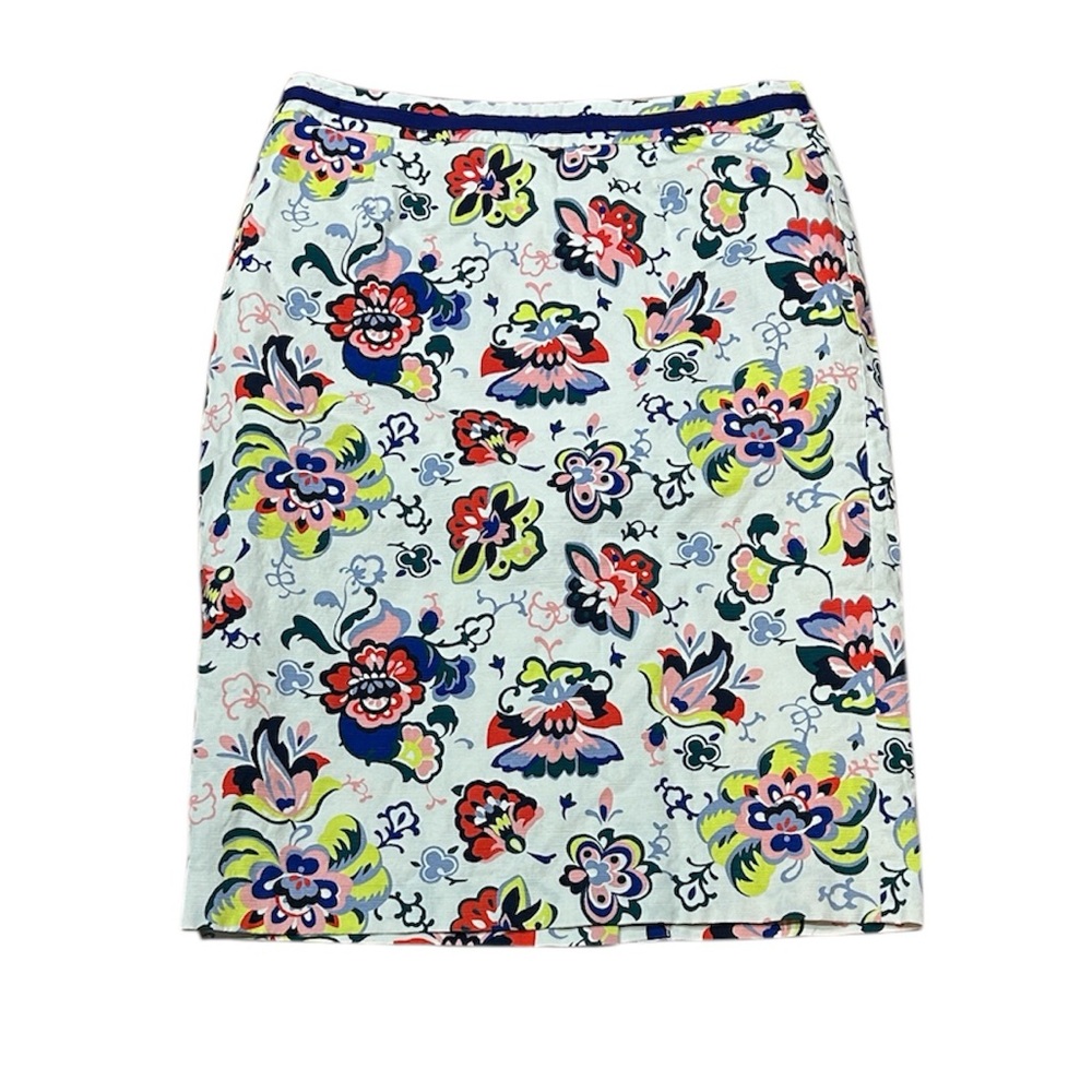 Boden Martha Floral Pencil Skirt